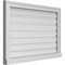 Ekena Millwork Vertical Surface Mount PVC Gable Vent: Functional, w/ 2"W x 2"P Brickmould Sill Frame, 32"W x 22"H GVPVE32X2203SF - alternate 2